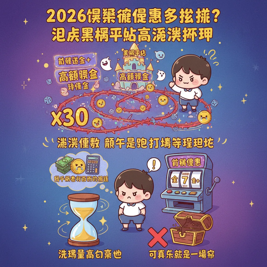 2026娛樂城優惠怎麼挑？避開黑網平臺的高流水陷阱