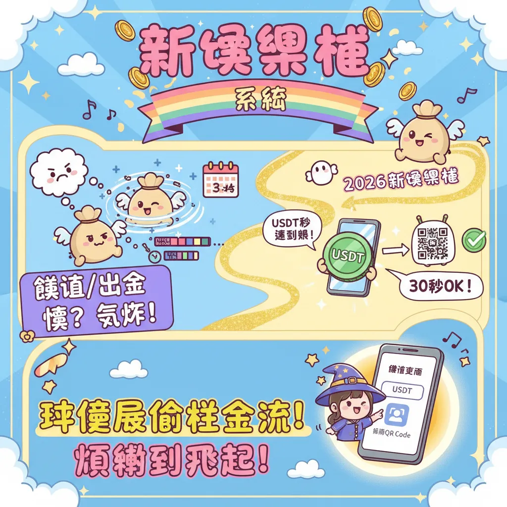 新娛樂城USDT金流系統，玩家儲值交易超順暢