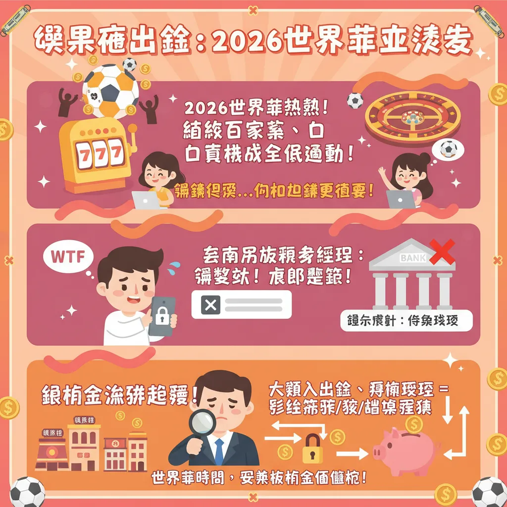 世界盃熱潮下娛樂城出金：用虛擬貨幣避開銀行鎖帳戶